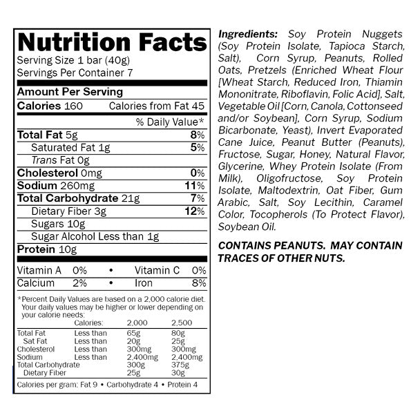 Sweet & Salty Peanut Protein Bars