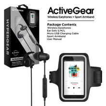 Load image into Gallery viewer, ActiveGear Wireless Earphones + Sports Armband