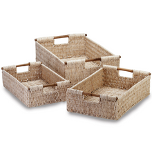 Load image into Gallery viewer, Nesting Corn Husk Basket Set